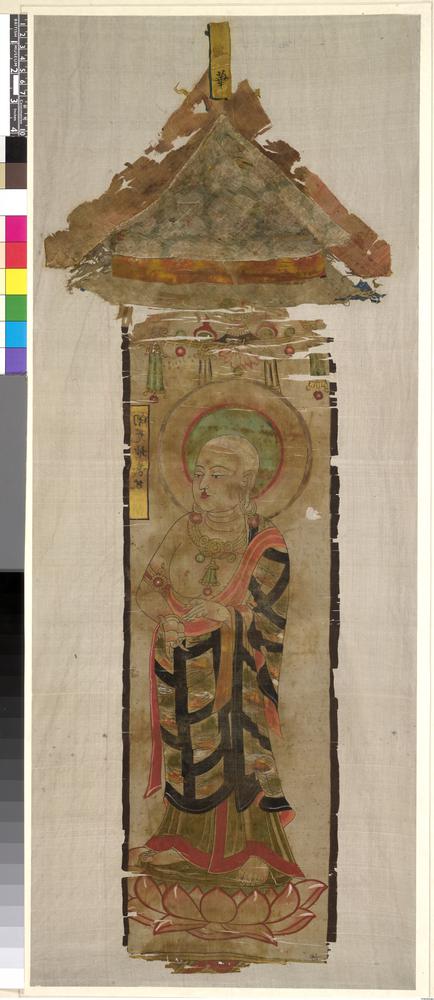 图片[1]-banner; painting; 幡(Chinese); 繪畫(Chinese) BM-1919-0101-0.125-China Archive